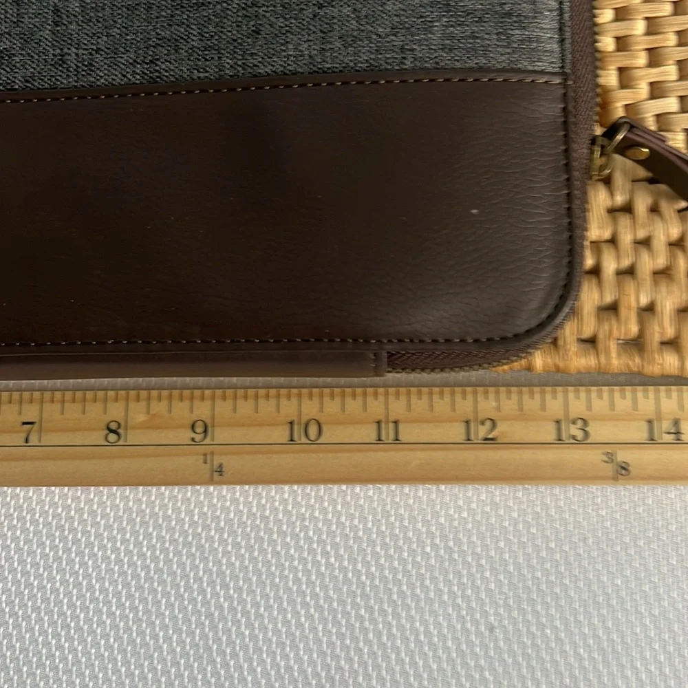 Incipio Gray and Brown Laptop Bag
